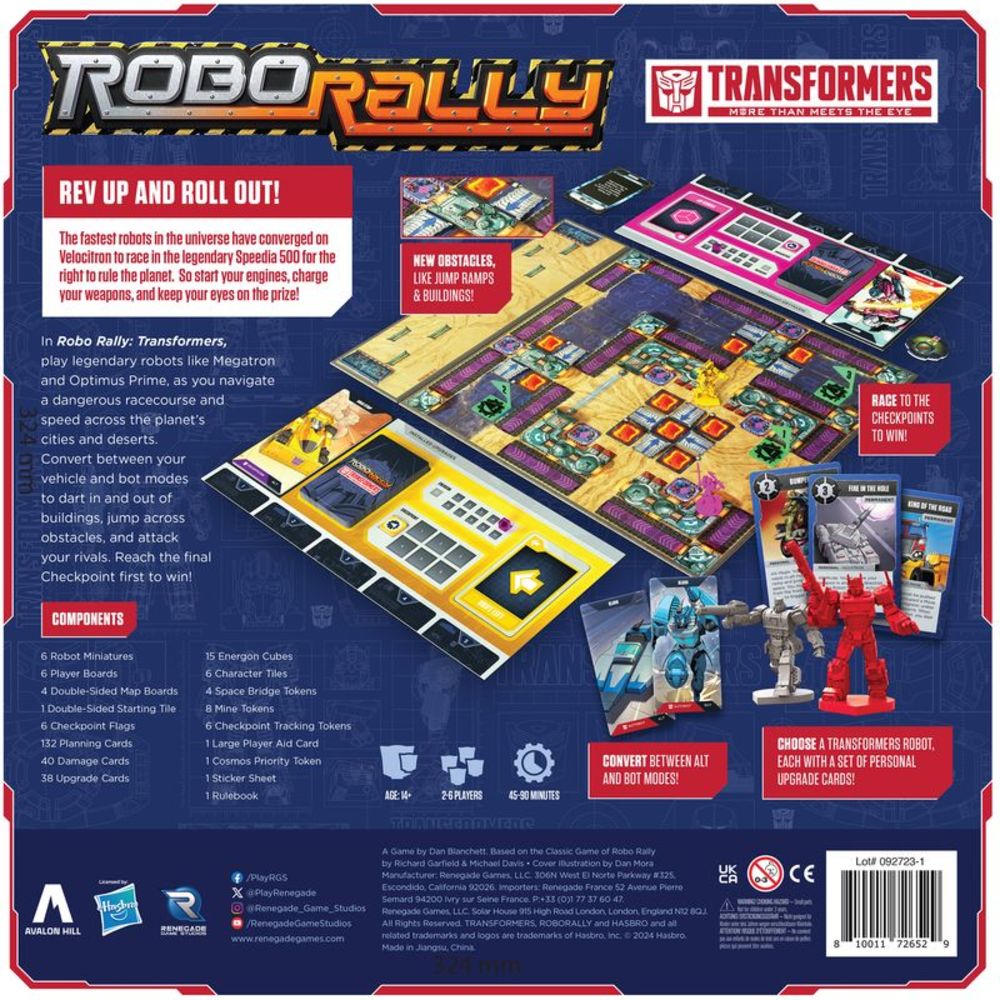 Robo Rally: Transformers | Racing Board Game - Picture 9 of 9